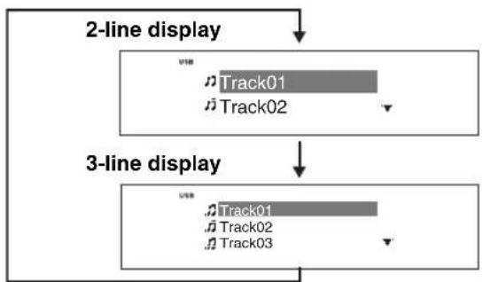 ONKYO BR-925 - Switching the Display - 1