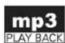 Diagram of a CD-ROM front panel with numbered labels pointing to various ports and buttons
