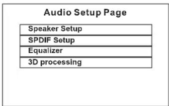 CLATRONIC MC 1020 DVD - Audio setup - 1