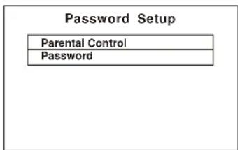 CLATRONIC MC 1020 DVD - Password setup / Passwort einstellen - 1