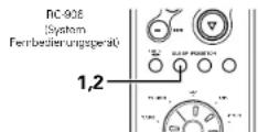 DENON DRA-201SA - Einstellung des Ausschalt-Timers - 1