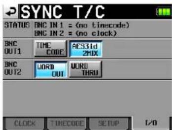 TASCAM HS-P82 - – Interne Einstellungen und Funktionen - 1