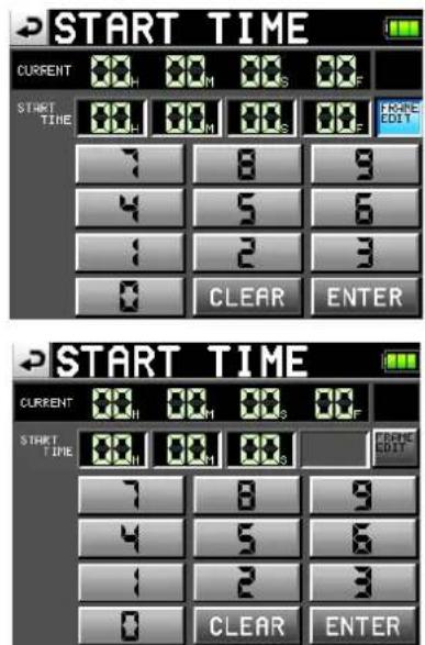 START TIME CURRENT M M S F START TIME 7 8 9 4 5 6 1 2 3 0 CLEAR ENTER START TIME CURRENT 0 1 2 3 4 5 6 START TIME 0 1 2 3 4 5 6 7 8 9 4 5 6 1 2 3 0 CLEAR ENTER