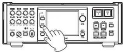 TASCAM HS-P82 - Drücken Sie die MENU-Taste. - 1