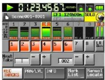 TASCAM HS-P82 - ⑨ SOLO-Anzeige - 2