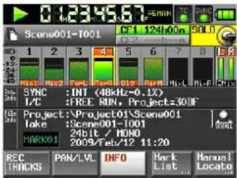 TASCAM HS-P82 - – Die Bedienelemente und ihre Funktionen - 3