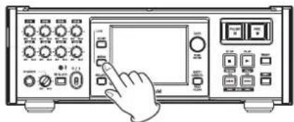 TASCAM HS-P82 - Drücken Sie die MENU-Taste. - 1