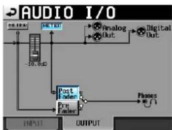 TASCAM HS-2 - Die Registerkarte OUTPUT - 1