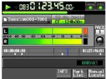 TASCAM HS-2 - Drücken Sie die HOME-Taste. - 2