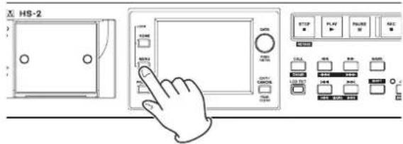 HS-2 USB SIN MOS DATA START PLAY ON/OFF OK START ON/OFF START ON/OFF START ON/OFF START