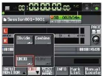TASCAM HS-2 - Tippen Sie auf die Schaltfläche E DIJ - 1
