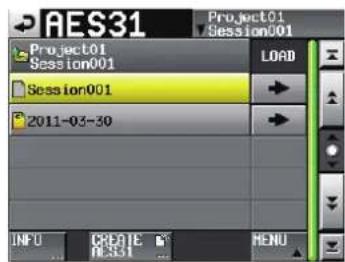 AES31 Project01 Session001 Session001 2011-03-30 LOAD INFO CREDIE M MENU