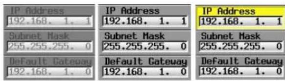 IP Address 192.168. 1. 1 Subnet Mask 255.255.255. 0 Default Gateway 192.168. 1. 0 IP Address 192.168. 1. 1 Subnet Mask 255.255.255. 0 Default Gateway 192.168. 1. 0 IP Address 192.168. 1. 1 Subnet Mask 255.255.255. 0 Default Gateway 192.168. 1. 0