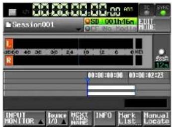 TASCAM HS-2 - Drücken Sie die HOME-Taste. - 1