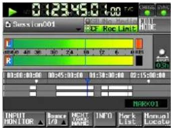 TASCAM HS-2 - Beschränkungen der Ordnerkapazität - 2