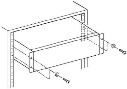 TASCAM HS-2 - Das Gerät in einen Gestellschrank oder ein Rack einbauen - 1