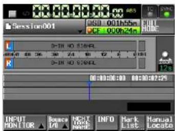 TASCAM HS-2 - ⑨ Pegelanzeigen - 1