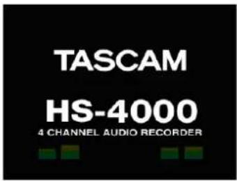 TASCAM HS-4000 4 CHANNEL AUDIO RECORDER