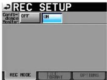 TASCAM HS-4000 - Einstellungen für die Aufnahme vornehmen - 3