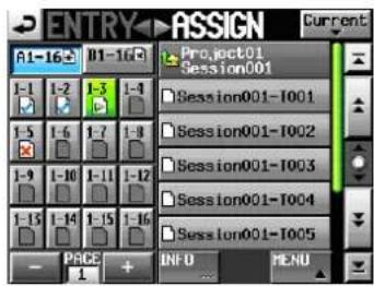 ENTRY A1-16 B1-16 Project01 Session001 1-1 1-2 1-3 1-4 Session001-T001 1-5 1-6 1-7 1-8 Session001-T002 1-9 1-10 1-11 1-12 Session001-T003 1-13 1-14 1-15 1-16 Session001-T004 Session001-T005 PACCE + INFO MENU Current