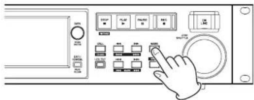 TASCAM HS-4000 - Eine Marke von Hand setzen - 1