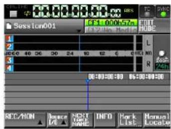 TASCAM HS-4000 - Drücken Sie die HOME-Taste. - 2