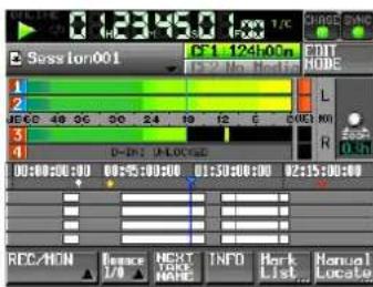 TASCAM HS-4000 - ⑩ Pegelanzeige - 1