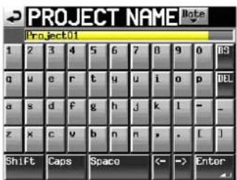 PROJECT NAME Project01 1 2 3 4 5 6 7 8 9 0 63 a u e r t y u i o p DCL a s d f g h j k l - - z x c v b n m , . [ ] Shift Caps Space <- → Enter