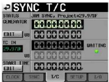 TASCAM HS-2000 - Die Registerkarte T/C - 2