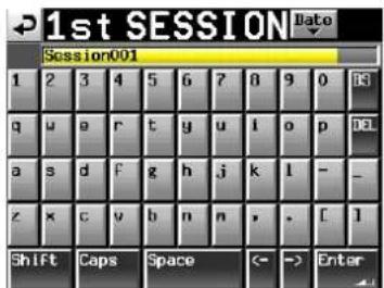 1st SESSION Session001 1 2 3 4 5 6 7 8 9 0 g w e r t y u l o p DL a s d f g h j k l - _ z x c v b n n , . [ 1 Shift Caps Space ← → Enter