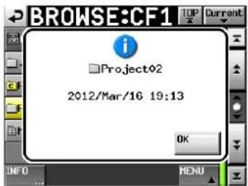 BROWSE:CF1 i Project02 2012/Mar/16 19:13 OK INFO MENU
