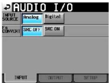 TASCAM HS-2000 - Die Eingänge konfigurieren - 2