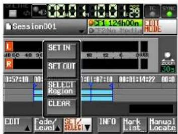 TASCAM HS-2000 - Start- und Endpunkt entfernen - 1
