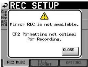 TASCAM HS-2000 - – Weitere Funktionen - 1