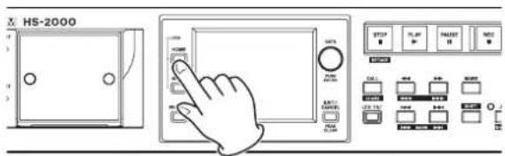 TASCAM HS-2000 - Drücken Sie die HOME-Taste. - 1
