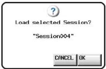 TASCAM HS-2000 - Eine Session laden - 2