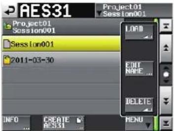 TASCAM HS-2000 - Eine AES31-Datei umbenennen - 4
