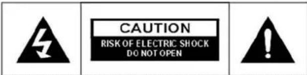 CAUTION RISK OF ELECTRIC SHOCK DO NOT OPEN