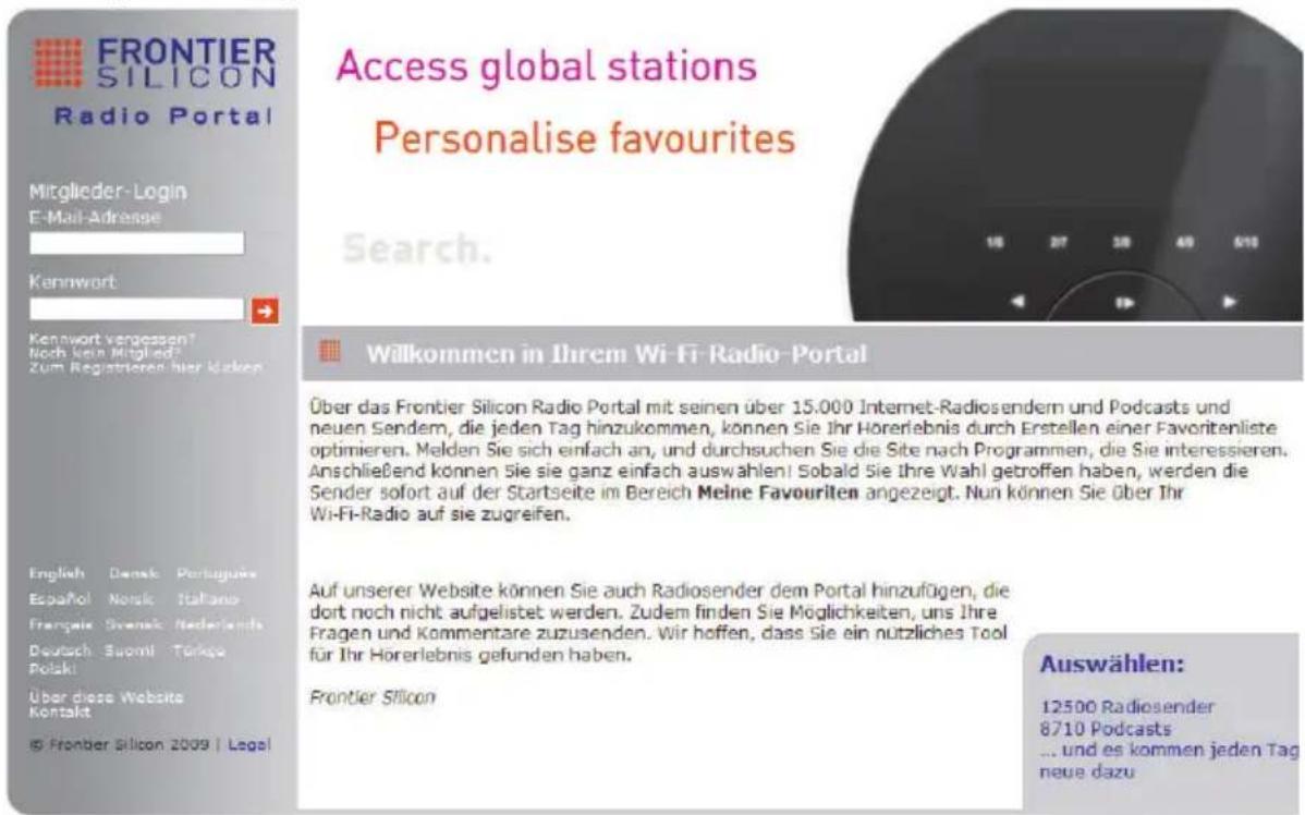 dnt IR SoundChef - Portal-Registrierung - 1