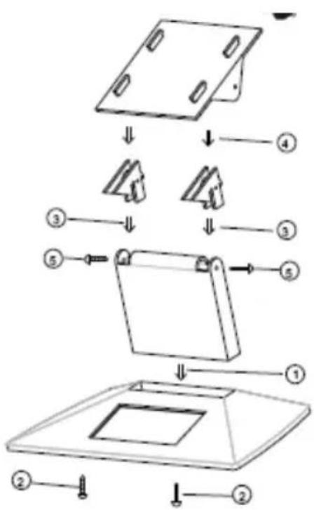 CMX DMS 7770 - Assembly the pedestal - 6