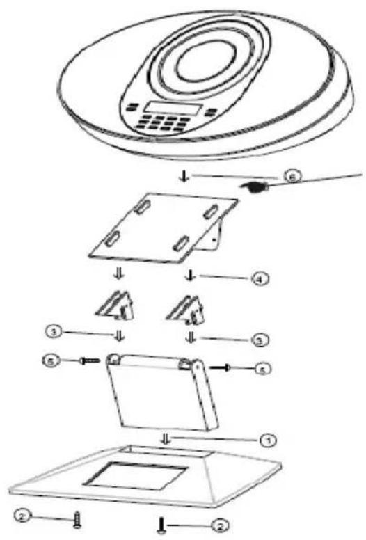 CMX DMS 7770 - Assembly the pedestal - 7