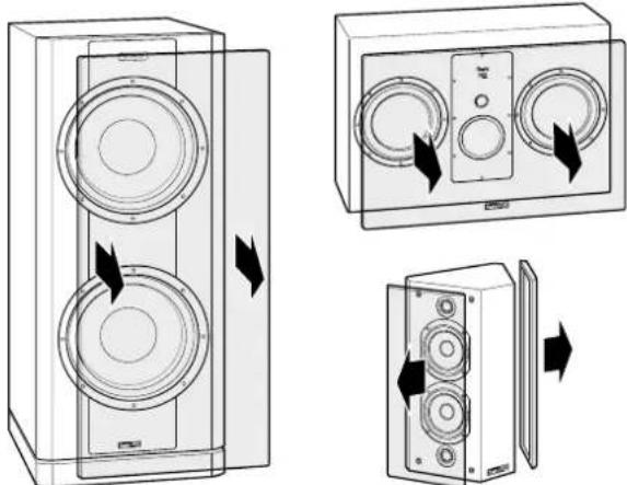 Teufel System 10 THX Ultra 2 - Cover grill - 2