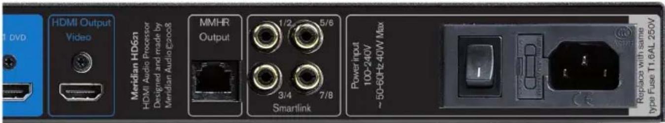 MERIDIAN HD621 - Front panel - 2