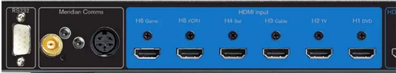 MERIDIAN HD621 - Front panel - 1