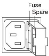 MERIDIAN 598 - To change the mains fuse - 1