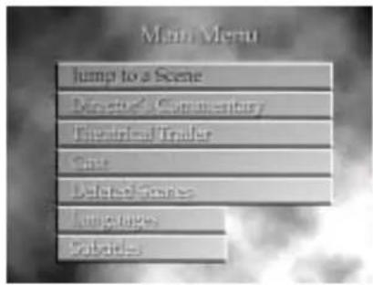 Main Menu Jump to a Scene Commentary Commentary Electrical Trailer Once Deleted Stories Language Preferences