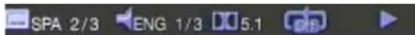 MERIDIAN 598 - To display the current subtitle setting - 1