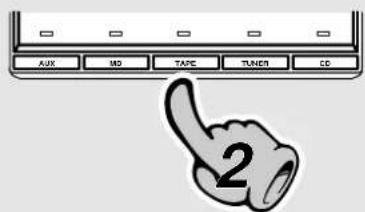 AUX MD TAPE TUNEN CC 2