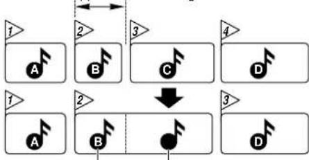 KENWOOD XD-9580 - Select the track to be combined. - 5