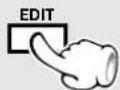 KENWOOD XD-9580 - Light the "EDIT" indicator. - 2